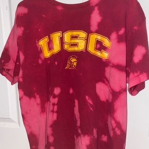 University of Southern Cali acid wash tshirt